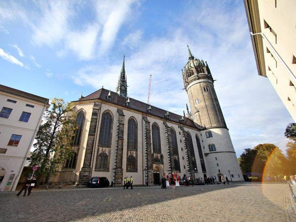 Die Schlosskirche in Lutherstadt Wittenberg. Foto: Jan Woitas/Archiv