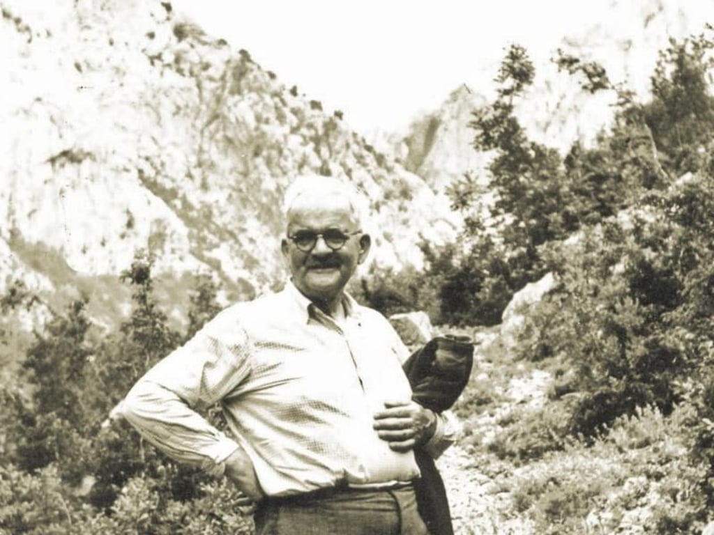 Ante Premu?i? ist der Vater des Fernwanderweges durch den Norden des Velebit-Gebirges. Foto: National Park Velebit Archive