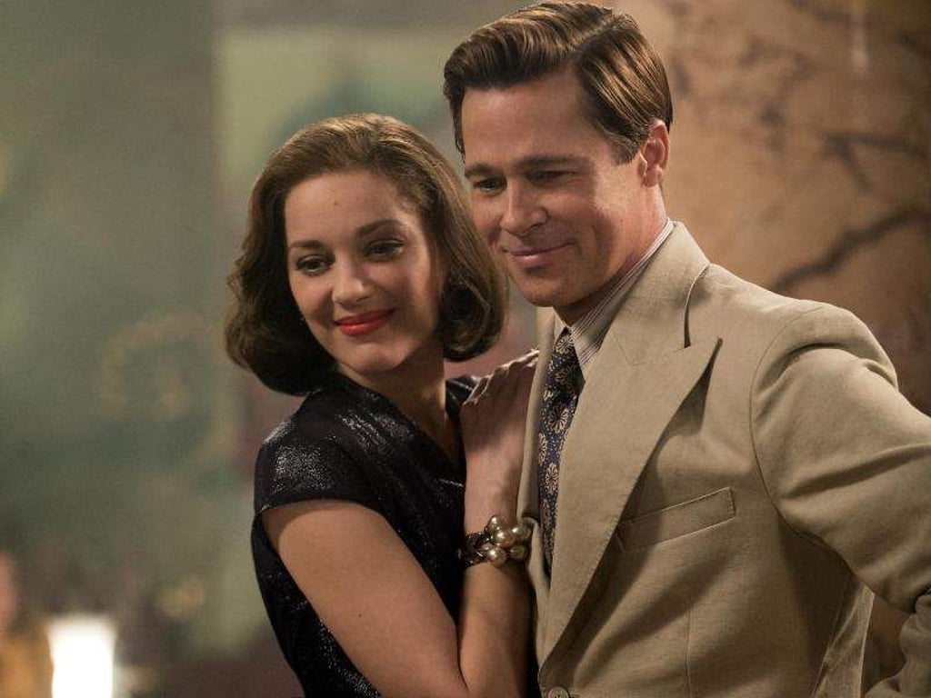 Geheimdienstoffizier Max Vatan (Pitt) und die Résistance-Kämpferin Marianne Beausejour (Cotillard). Foto: Paramount Pictures