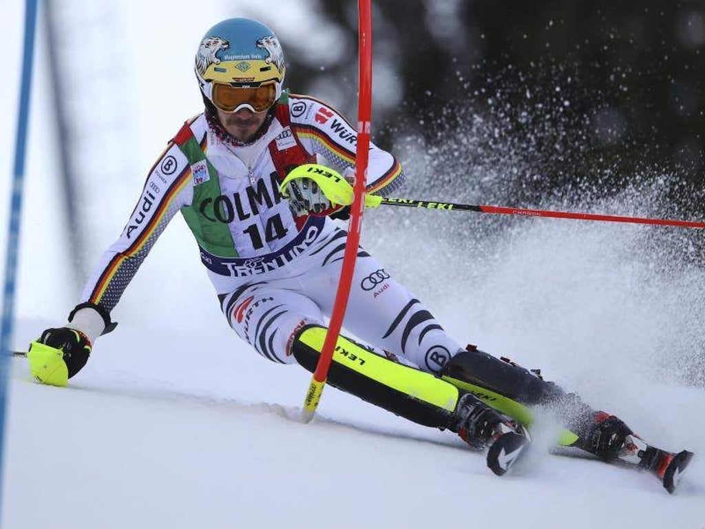 Holte Rang acht beim Slalom-Klassiker in Madonna die Campiglio: Felix Neureuther. Foto: Alessandro Trovati/AP