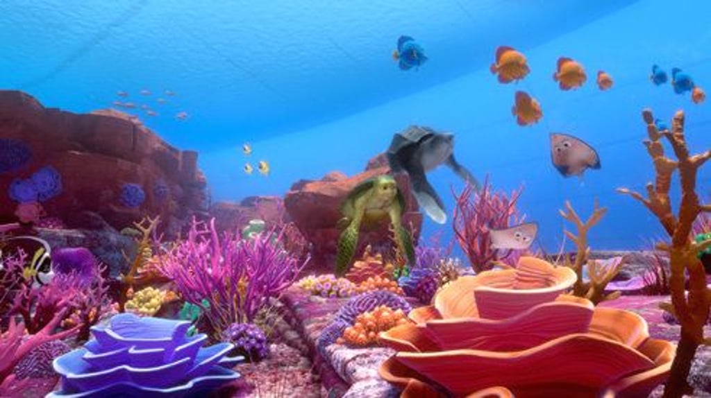 Eigentlich ganz schön im Aquarium. Aber Sammy und Ray sehnen sich nach draußen in die Freiheit, zu ihrer Familie.