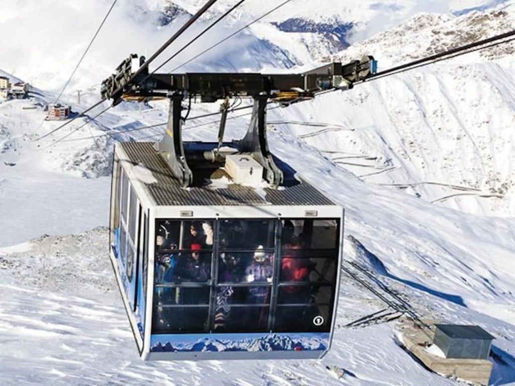 Im Winter geschlossen: Die Bahn am Stilfser Joch in Italien fährt nur zwischen Pfingsten und November. Foto: Nicola Buosi