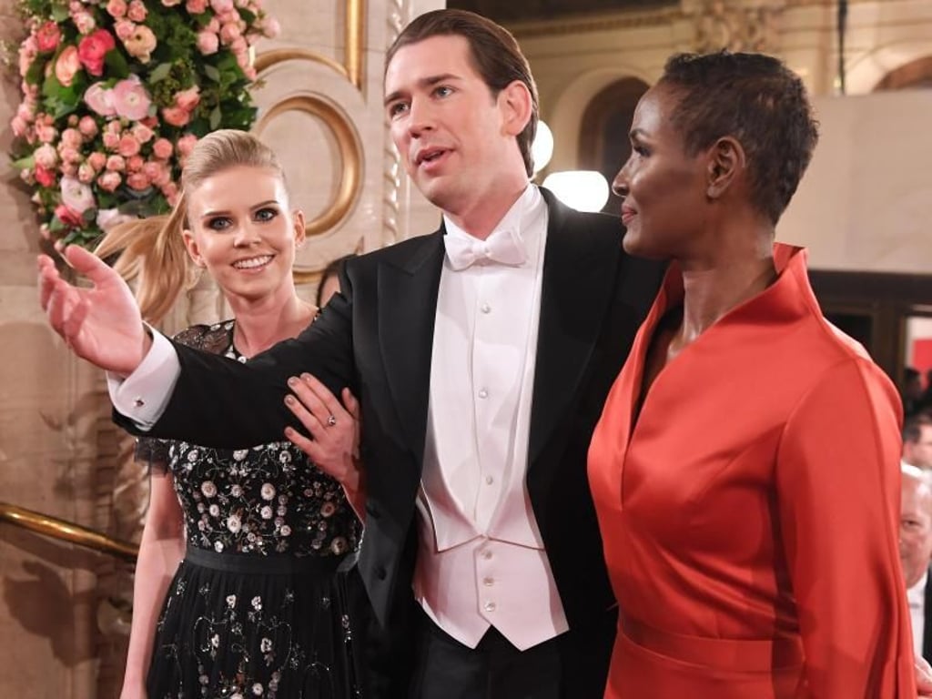 Susanne Thier, Österreichs Bundeskanzler Sebastian Kurz und Autorin Waris Dirie sind auch mit von der Partie. Foto: Roland Schlager, APA