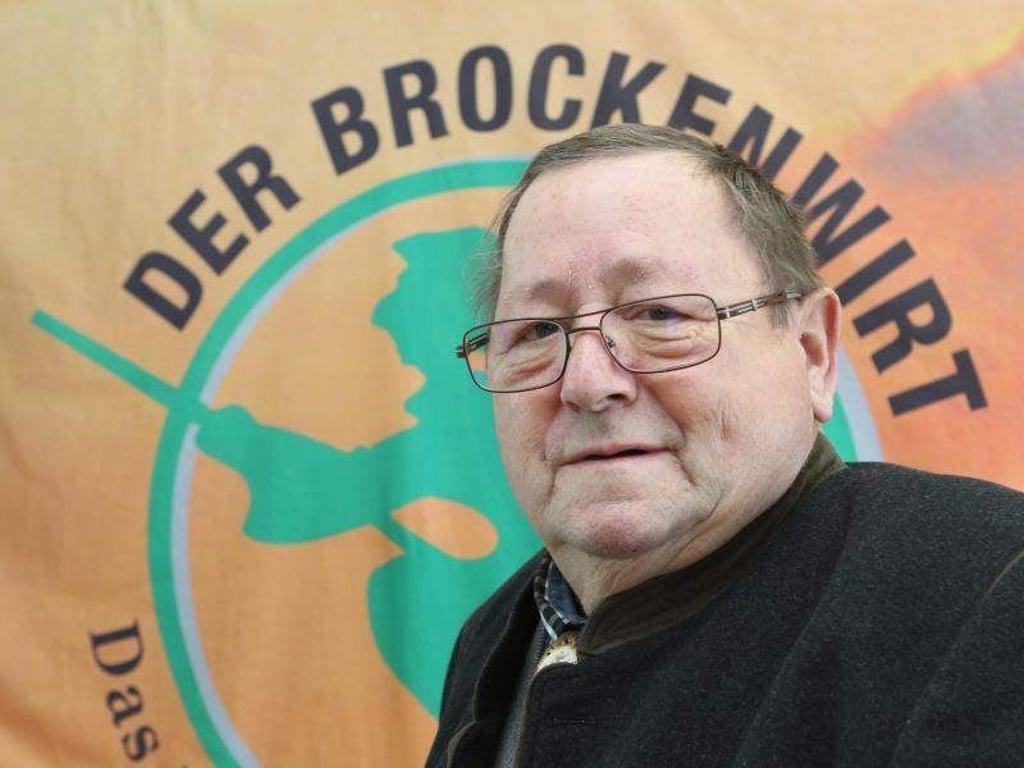 Brockenwirt Hans Steinhoff. Foto: Matthias Bein/Archiv