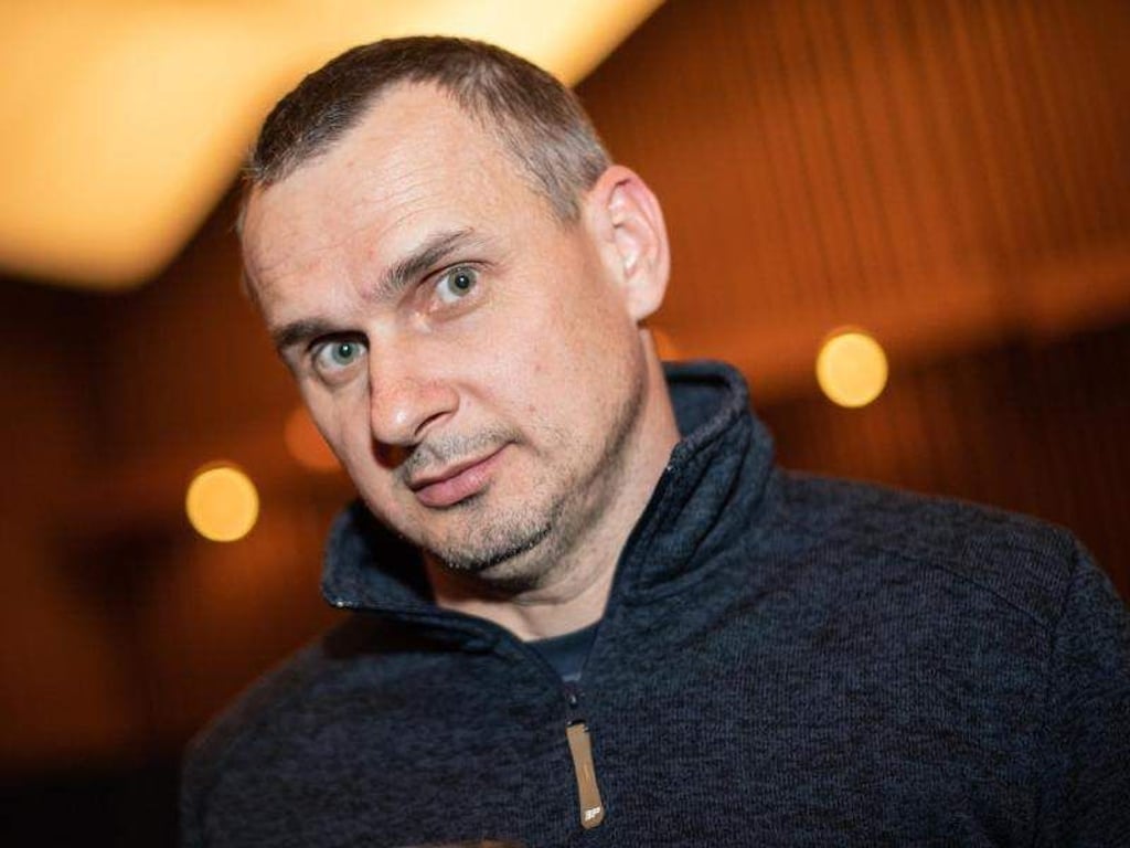 Oleg Senzow beim Human Rights Film Festival in Berlin. Foto: Tom Weller