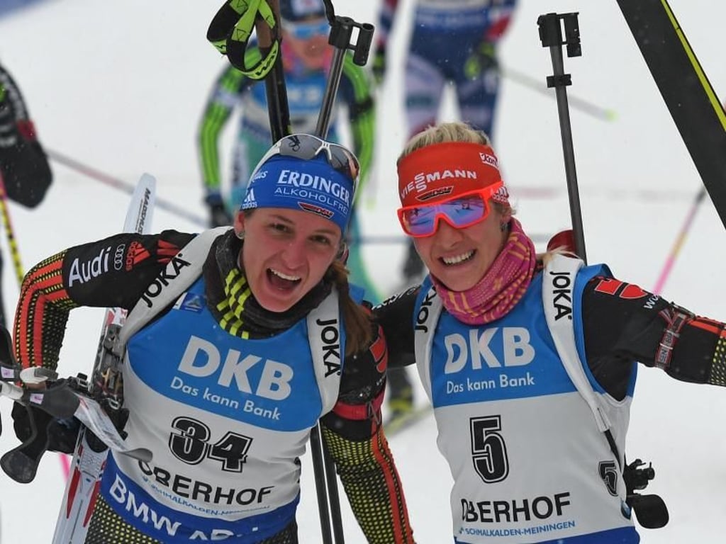 Vanessa Hinz (l) und Maren Hammerschmidt überzeugten als Sechste bzw. Vierte. Foto: Hendrik Schmidt
