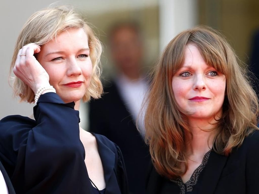 Regisseurin Maren Ade und ihre Hauptdarstellerin Sandra Hüller in Cannes. Foto: Sebastien Nogier