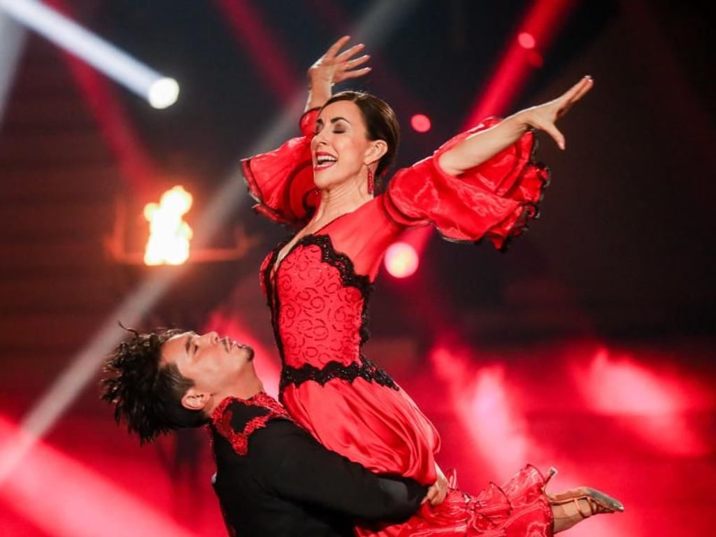 Judith Williams ist seit der ersten Sendung ein großer Fan von «Let's Dance». Mit Profitänzer Erich Klann musste sie sich im Finale Ingolf Lück geschlagen geben. Foto: Rolf Vennenbernd