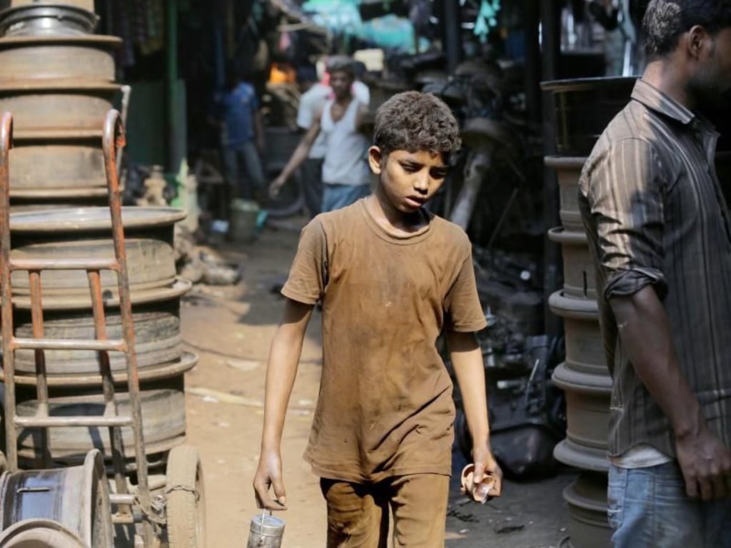 Kinderarbeit in Indien: Die Sterblichkeitsrate von Kindern auf dem Subkontinent ist dramatisch hoch. Foto: Piyal Adhikary