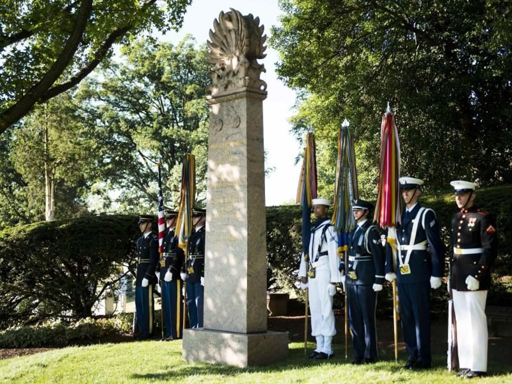 Erst war er Präsident, später Oberster Richter der USA: William H. Taft ist auf dem Nationalfriedhof Arlington vor den Toren der Hauptstadt Washington begraben worden. Foto: Rachel Larue