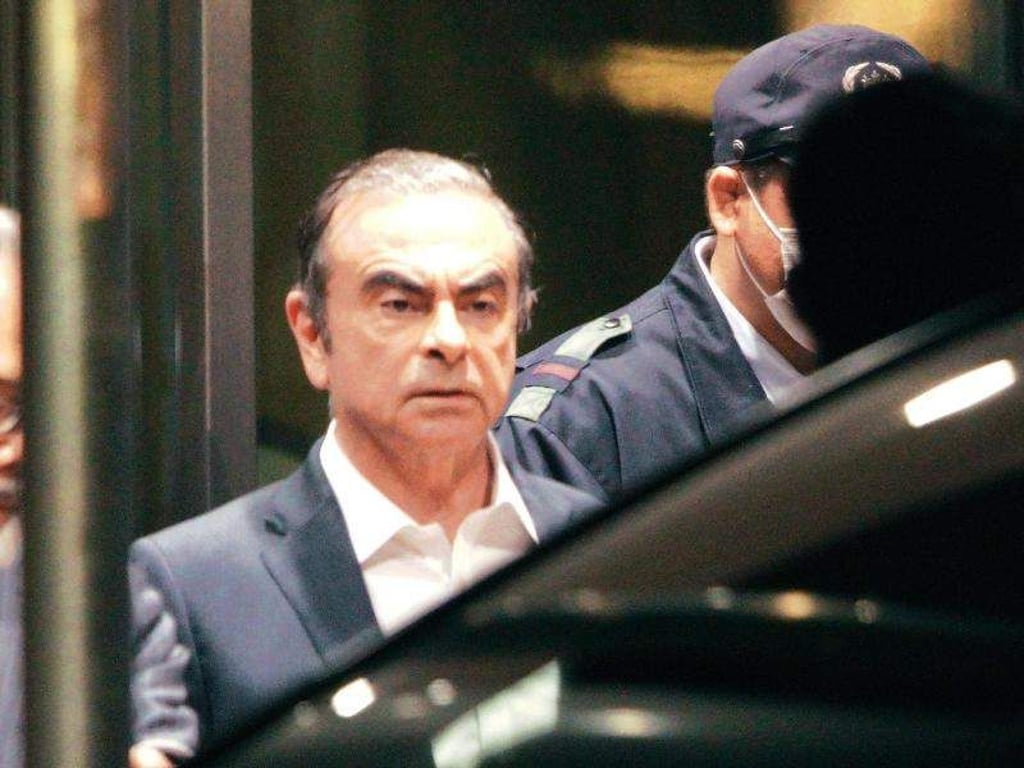 Es ist bereits das zweite Mal, dass Ghosn auf Kaution aus der Untersuchungshaft freikommt. Foto: Eugene Hoshiko/AP