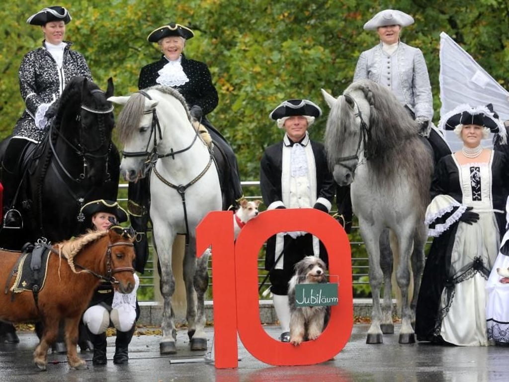 Reit-Shows gehören zu den Höhepunkten der Messe «Hund & Pferd». Foto: Roland Weihrauch