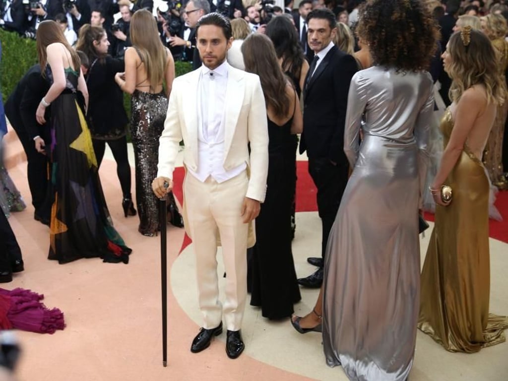 Man in White: Jared Leto in New York. Foto: Justin Lane