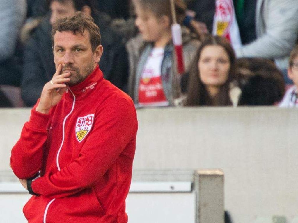 Nimmt die Herausforderung Abstiegskampf an: VfB-Coach Markus Weinzierl. Foto: Sebastian Gollnow