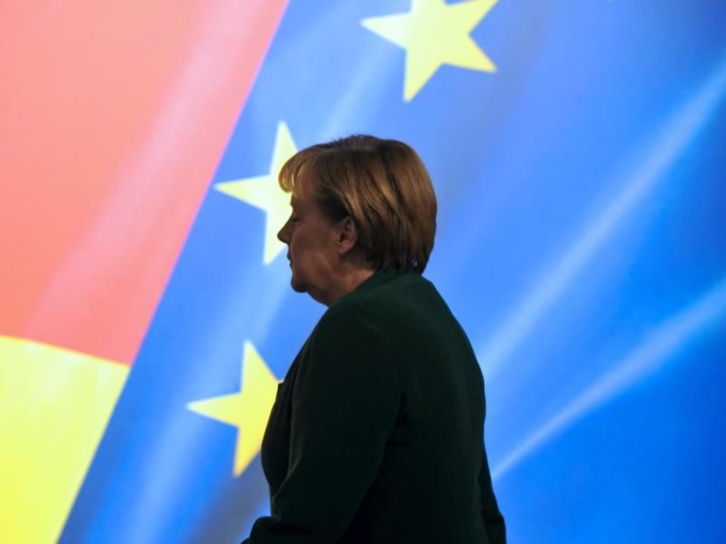 Kanzlerin Merkel zeigt große Sorge um die Zukunft der EU - und betont ein weiter gestiegenes Verantwortungsgefühl für Europa. Foto: Peter Endig