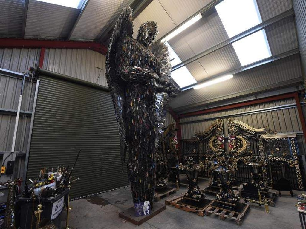 Der «Messer-Engel». Foto: Joe Giddens