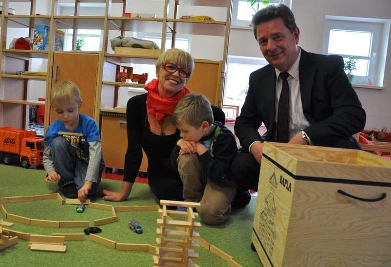 Großer Bahnhof in der neuen Kita "Moosmutzel"