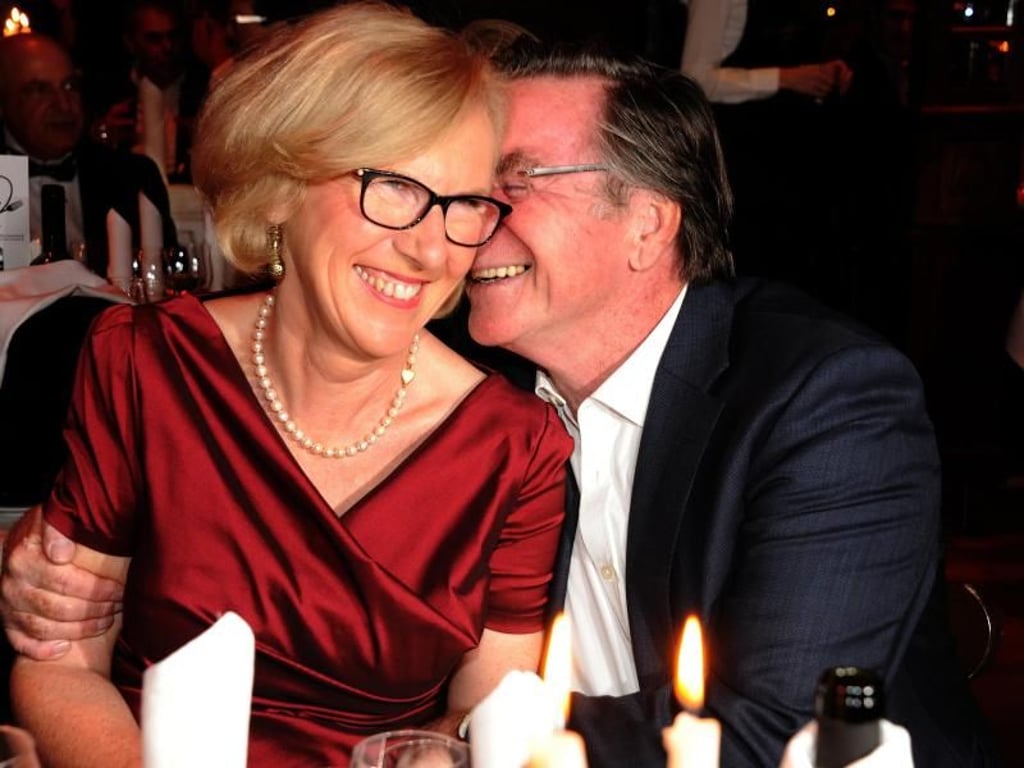 Gut essen an Silvester: Elmar Wepper und seine Frau Regine. Foto: Ursula Düren