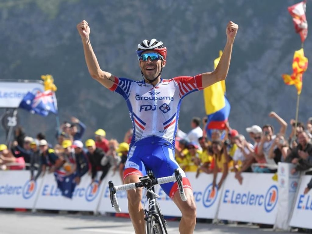 Thibaut Pinot gewann die 14. Tour-Etappe. Foto: David Stockman/BELGA