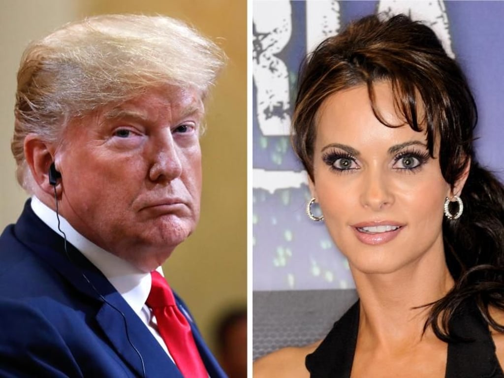 Karen McDougal soll eine monatelange Affäre mit US-Präsident Trump gehabt haben. Foto: Pablo Martinez Monsivais/AP