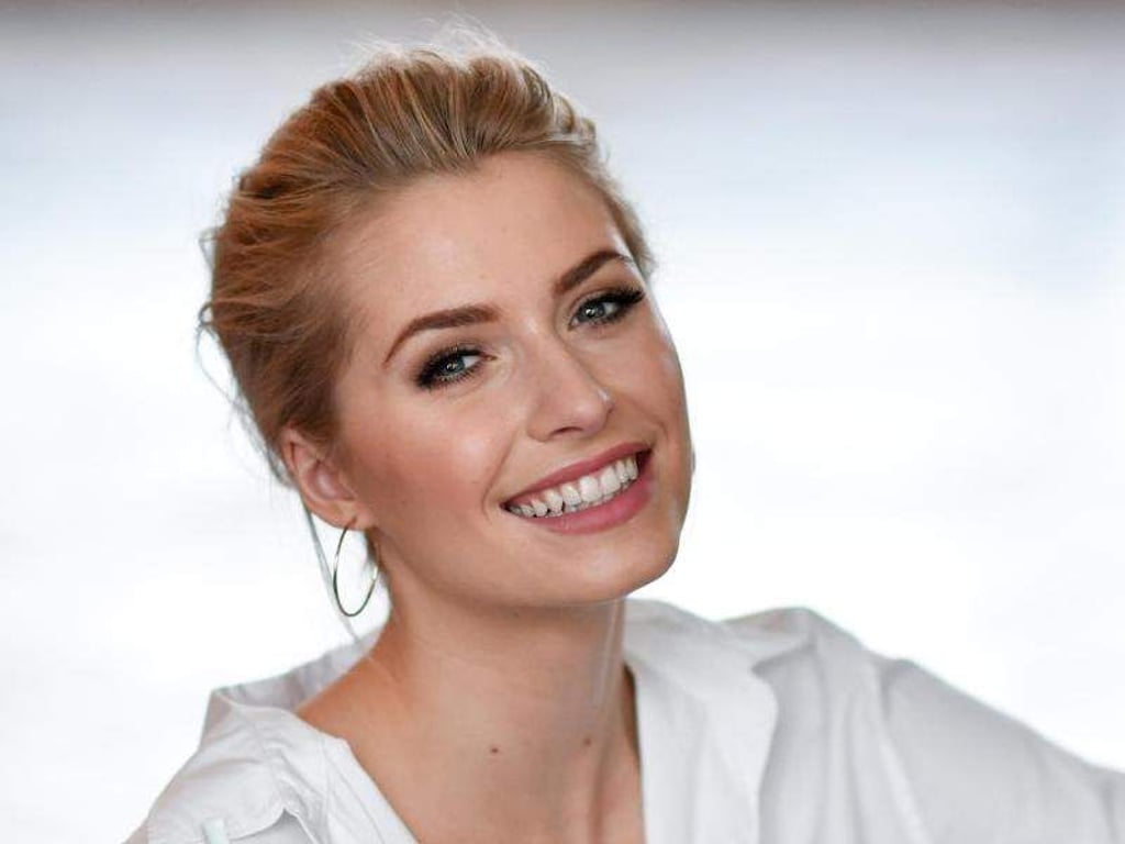 Lena Gercke weiß sich zu motivieren. Foto: Jens Kalaene