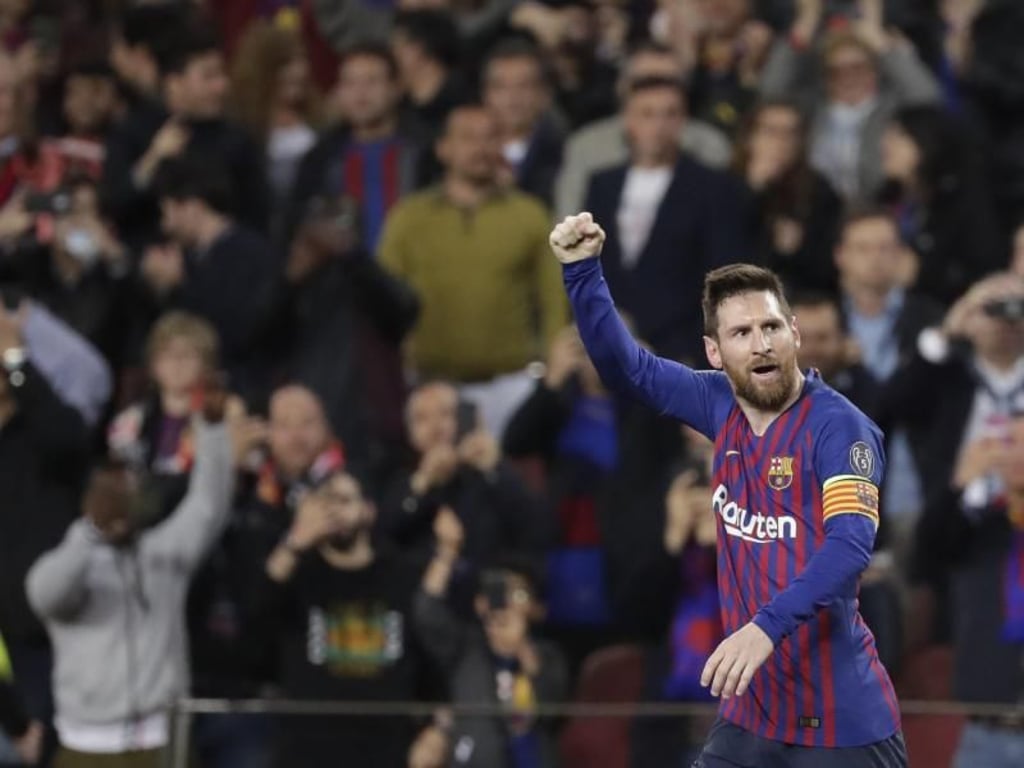 Das zweite Tor von Messi war sein 600. für Barcelona. Foto: Emilio Morenatti/AP