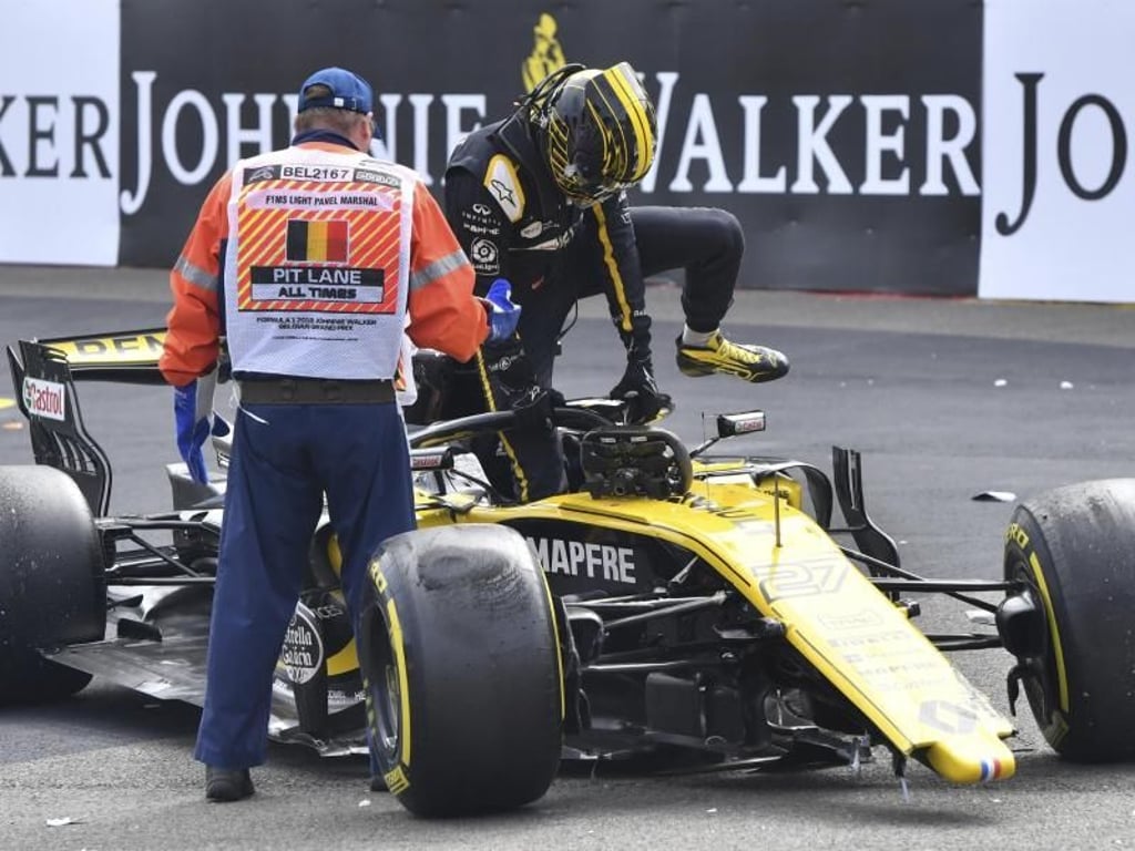 Nico Hülkenberg musste den Großen Preis von Belgien vorzeitig beenden. Foto: Geert Vanden Wijngaert/AP