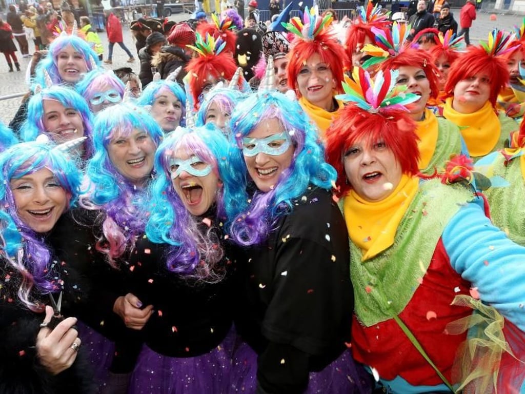 In Düsseldorf ist die Stimmung prächtig. Foto: Roland Weihrauch