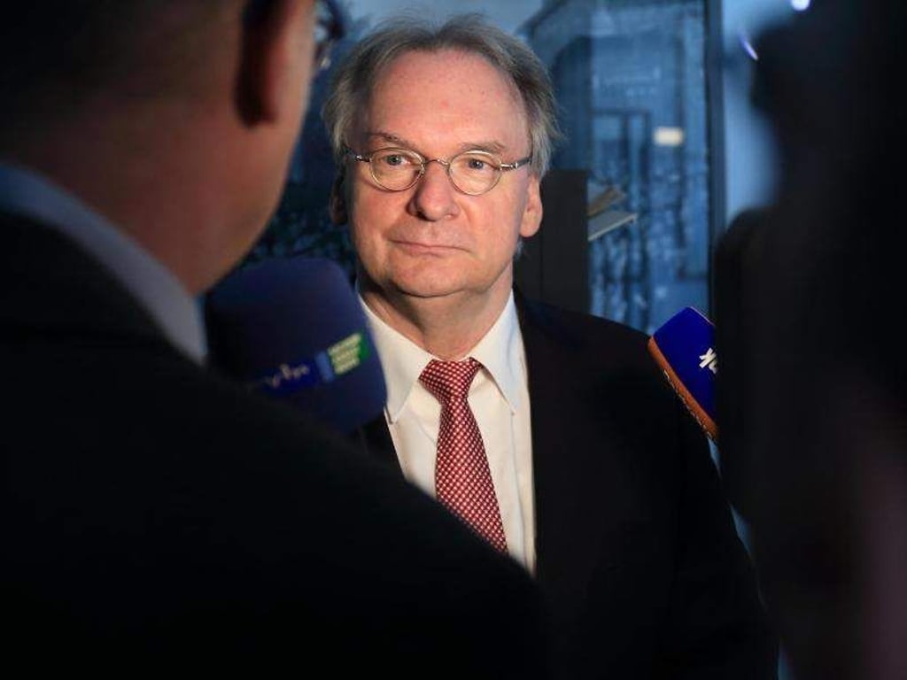 Der Ministerpräsident Reiner Haseloff. Foto: Jens Wolf