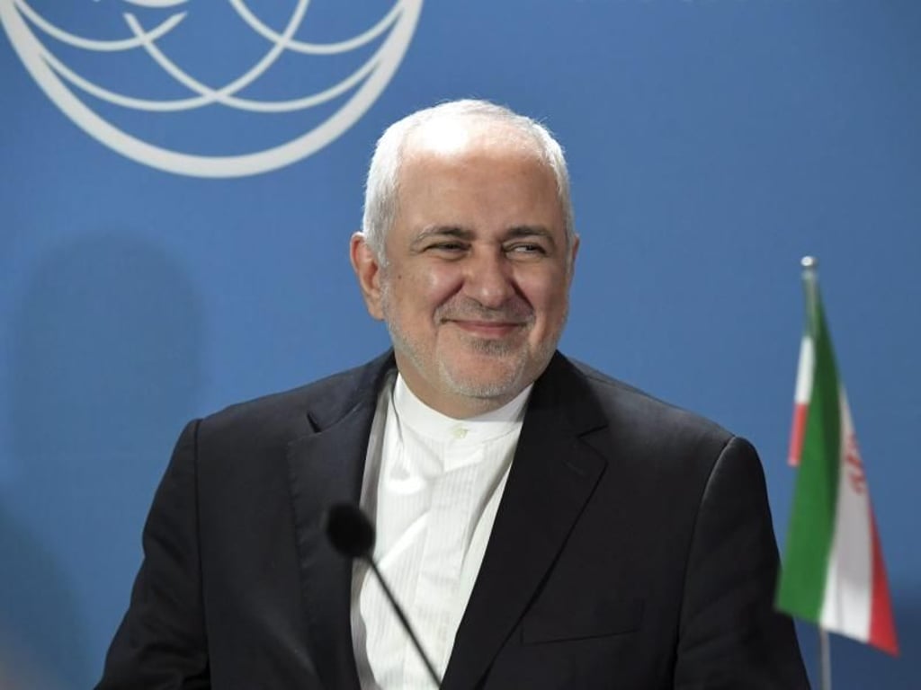 Der iranische Außenminister Mohammed Dschawad Sarif ist Überraschungsgast in Biarritz. Foto: Markku Ulander/Lehtikuva/AP/Archiv