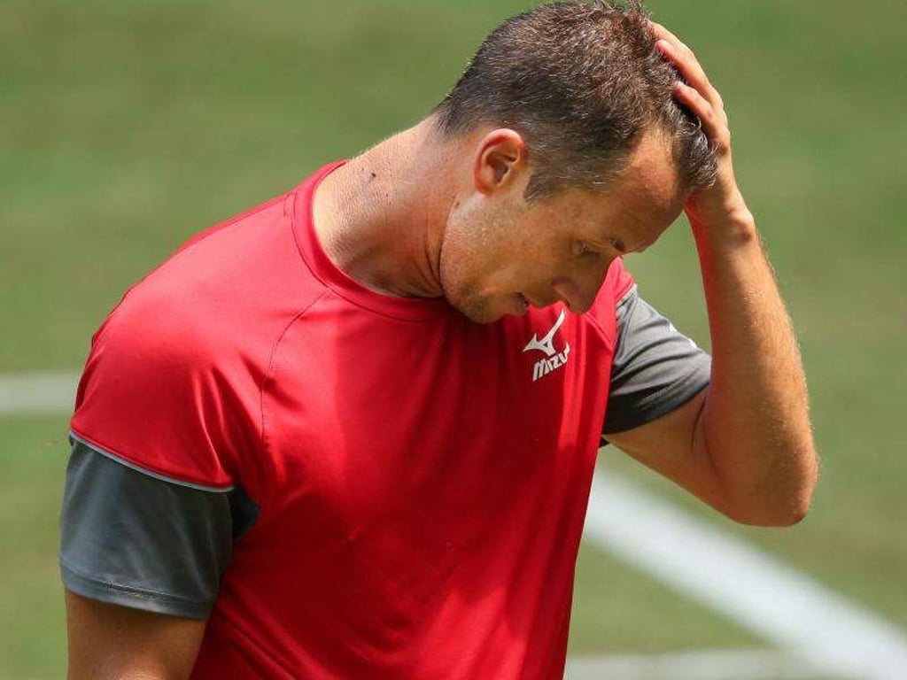 Philipp Kohlschreiber ist in Halle/Westfalen ausgeschieden. Foto: Friso Gentsch