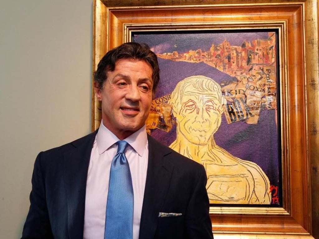 Sylvester Stallone ist ein begeisterter Kunstsammler und auch selbst als Maler erfolgreich. Foto: Arno Balzarini