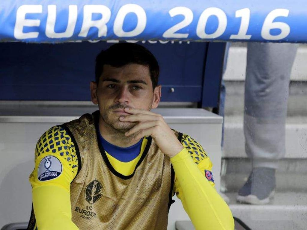 Iker Casillas ist derzeit bei der EM nur Ersatztorwart. Foto: Armando Babani
