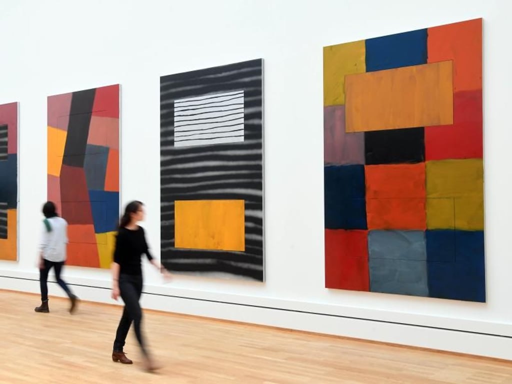 «What Makes Us» (2017) von Sean Scully. Foto: Uli Deck