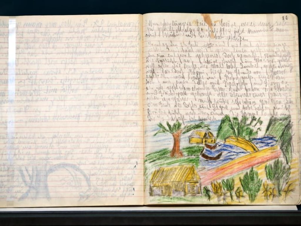 Das Tagebuch von Lotte Pechstein. Foto: Jan Woitas