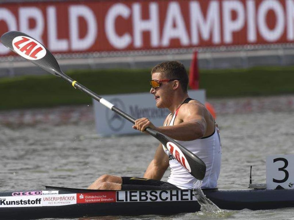 Holte WM-Gold im Canadier-Einer über 500 Meter: Tom Liebscher. Foto: Tamas Kovacs/MTI