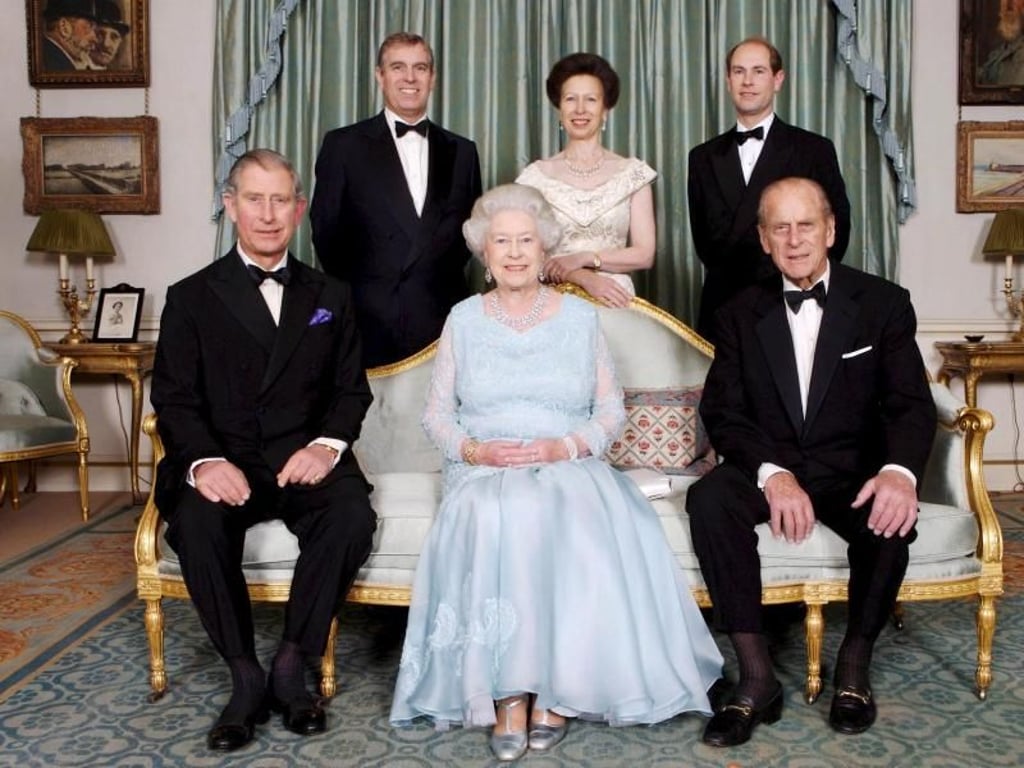 Königin Elizabeth II. im Kreise ihrer Lieben. Foto: Tim Graham