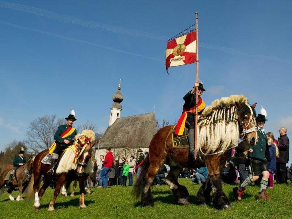 In Traunstein eine gepflegte Tradition: der Georgiritt. Foto: Angelika Warmuth