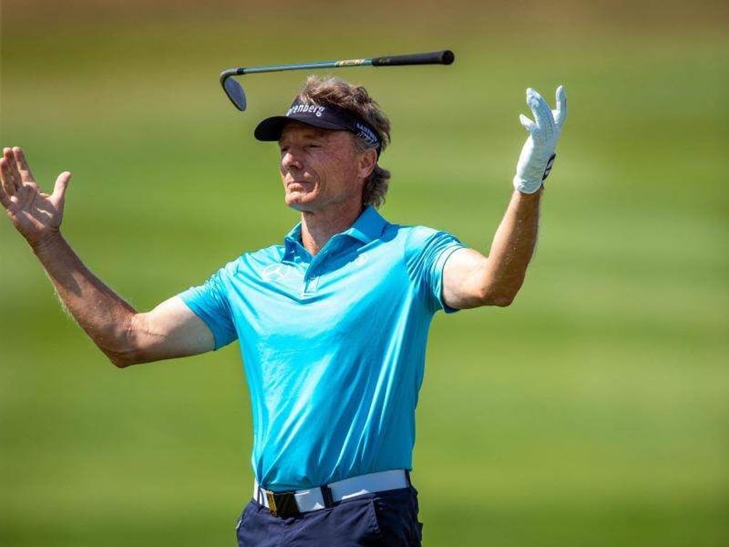 Auch im vierten Versuch verpasste Bernhard Langer den ersten Sieg auf Gut Vorbeck bei Schwerin. Foto: Jens Büttner
