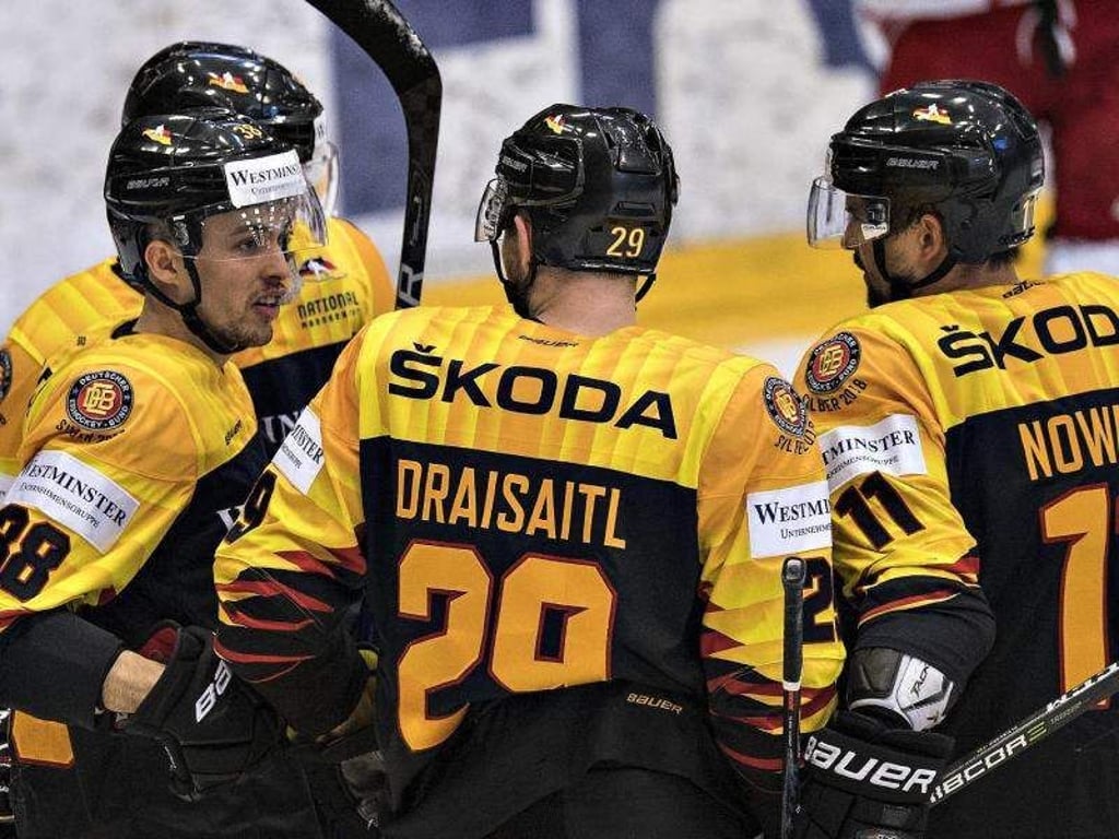 Das DEB-Team holte nur einen knappen 4:3-Sieg gegen Südkorea. Foto: Claus Fisker/Ritzau Sxanpix Foto/AP