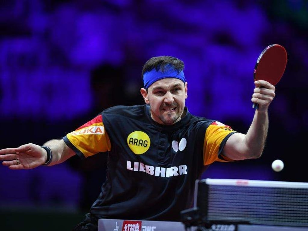 Hat sein WM-Achtelfinale abgesagt: Timo Boll. Foto: Lu Yang/Xinhua