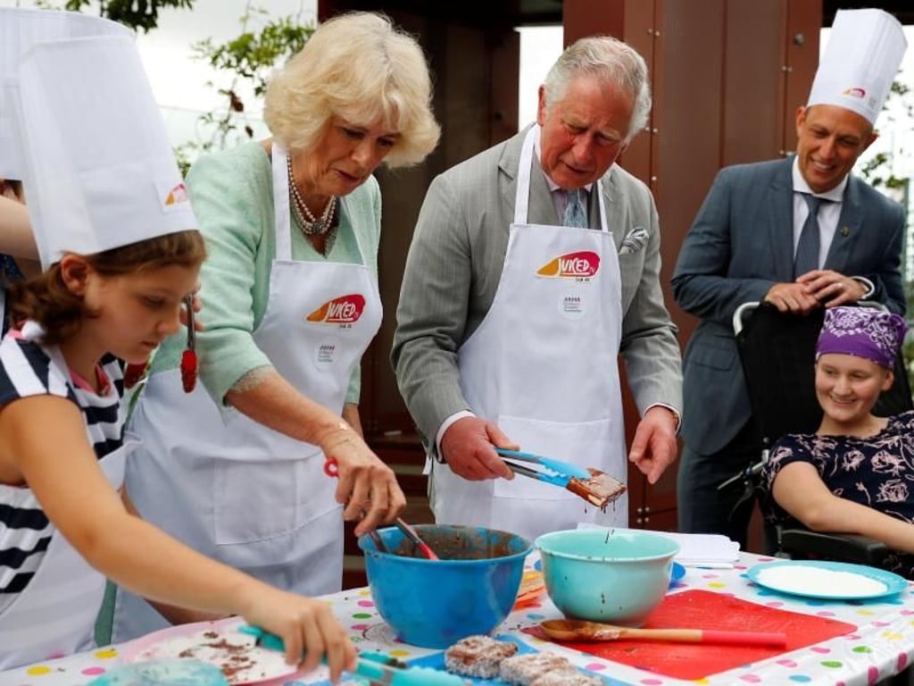Prinz Charles und Herzogin Camilla beim Besuch des «Lady Cilento»-Kinderkrankenhauses in Brisbane. Foto: Phil Noble