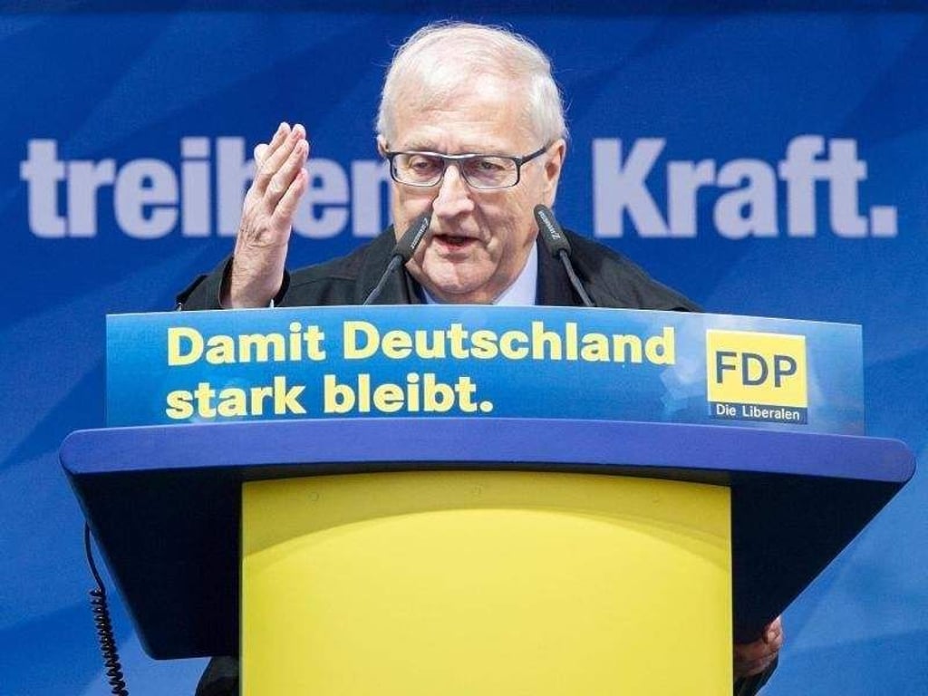 Rainer Brüderle: "Die Kanzlerin weiß doch auch, dass ohne FDP die Tage ihrer Kanzlerschaft gezählt wären." Foto: Marc Müller