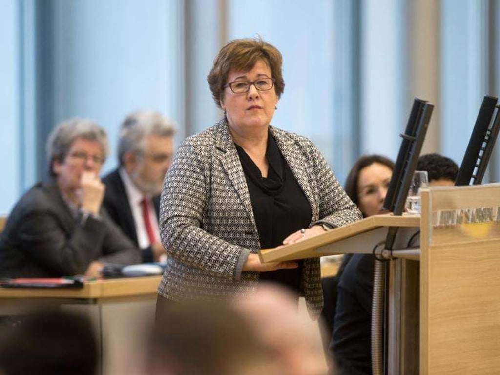 Die Sozialministerin Sachsen-Anhalts, Petra Grimm-Benne (SPD), bei einer Rede. Foto: Klaus-Dietmar Gabbert/Archiv