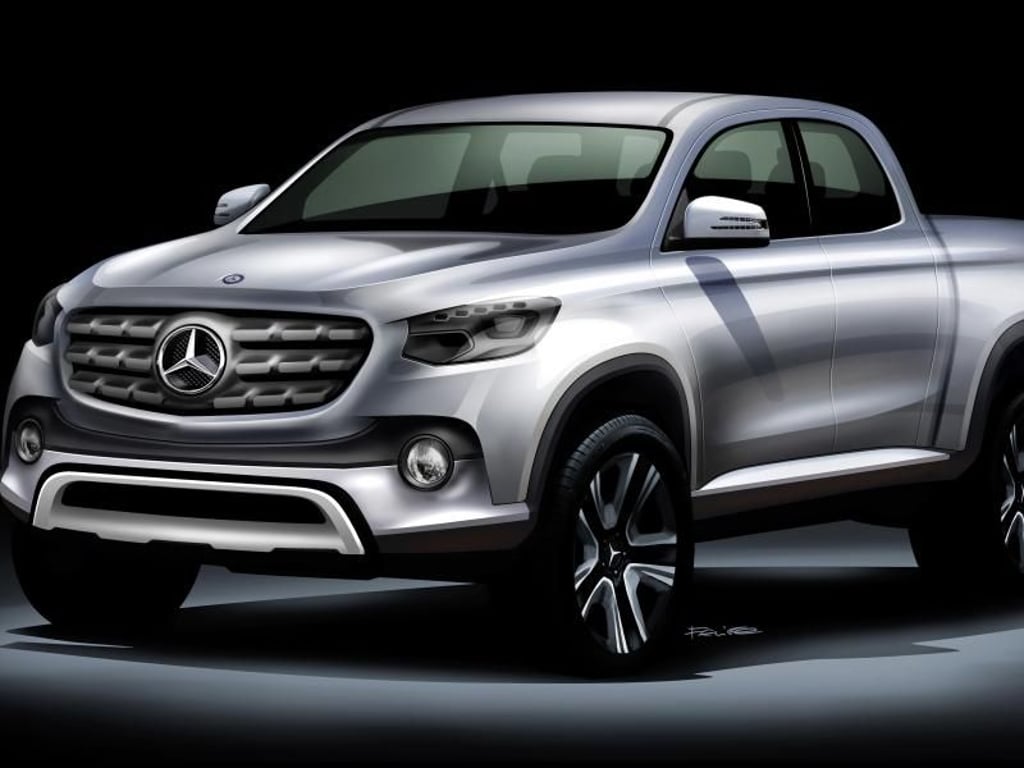 So oder so ähnlich könnte der erste Pick-up von Mercedes aussehen. Foto: Daimler