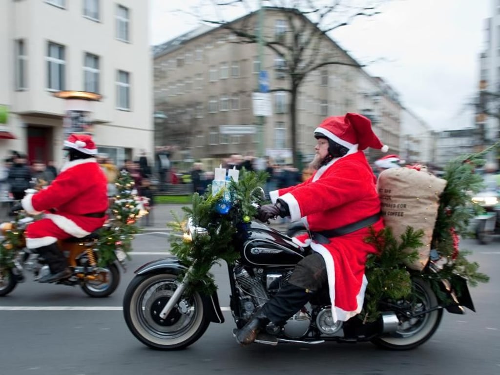 "Santa Claus on Road" in Berlin. Foto: Klaus-Dietmar Gabbert