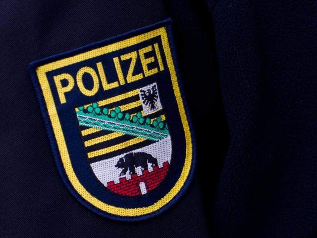 Ein Aufnäher mit dem Wappen des Bundeslandes Sachsen-Anhalt. Foto: Jens Wolf/Archiv