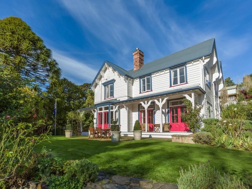 Angesagter Treffpunkt in Akaroa: das viktorianische «Beaufort House». Foto: Tourism New Zealand/John Foster