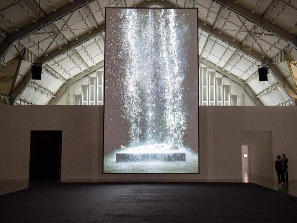 Bill Viola, Tristan?s Ascension, 2005. Foto: Axel Heimken