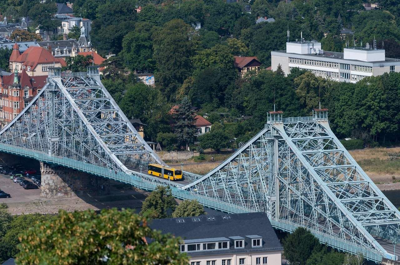 125 Jahre Blaues Wunder in Dresden